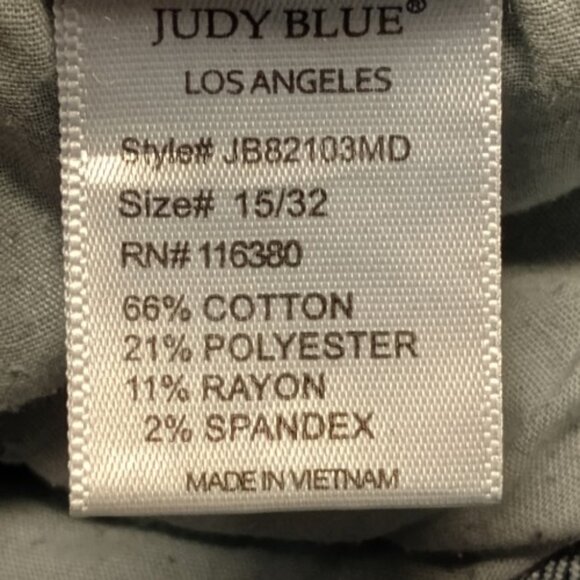 Judy Blue Relaxed Fit Mid-Rise Ankle Jeans Size 15/32 (35 Waist 26 Inseam) - Picture 3 of 7